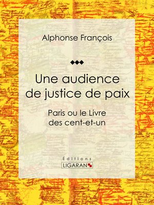 cover image of Une audience de justice de paix